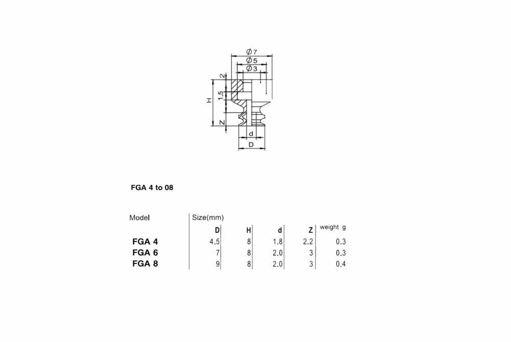 FGA-4-NBR-55-N003 ���������� �������� (�������) 